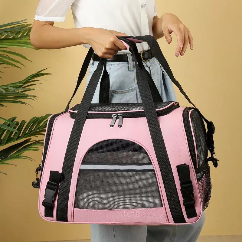 Sac de Transport pour Chien - DogCarrierBag™ - Rose