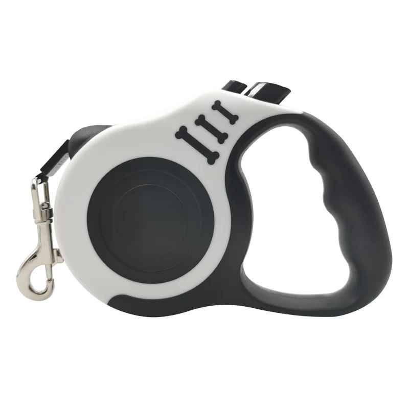 Laisse pour chien enrouleur noir