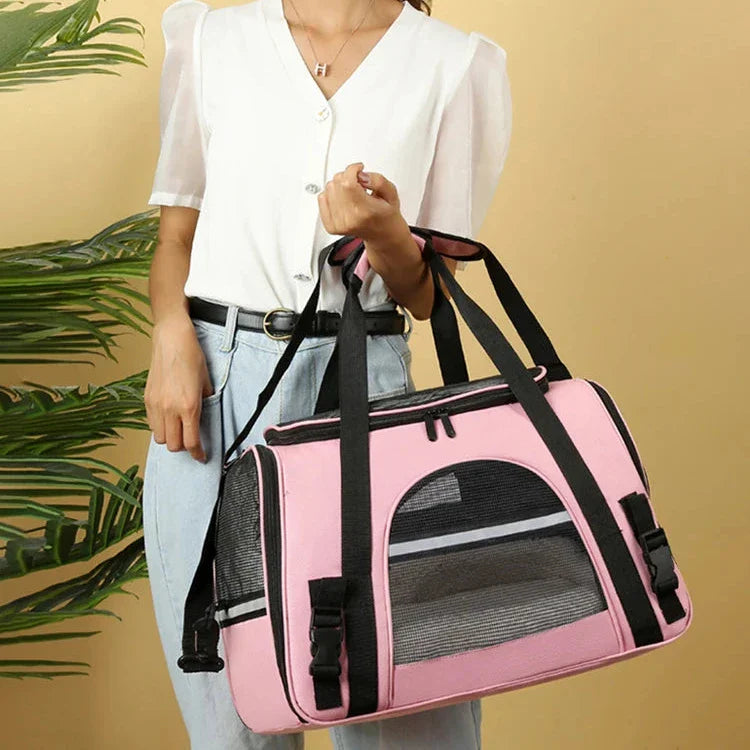 Sac de Transport pour Chien - DogCarrierBag™ - Rose