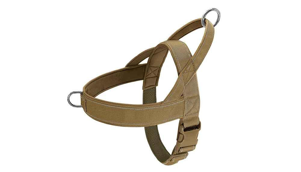 harnais chien anti traction vert