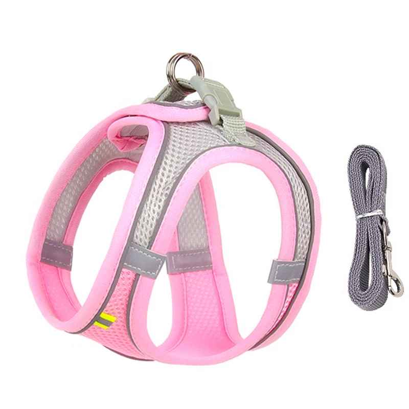 harnais chien pouchy rose