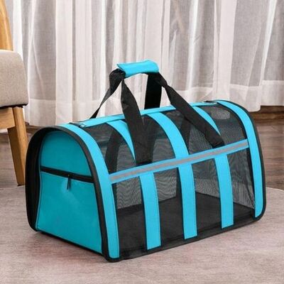 Sac de Transport Chien - MeshPetCarrier™ - Bleu