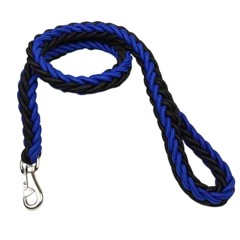 Laisse chien couleur noir bleu