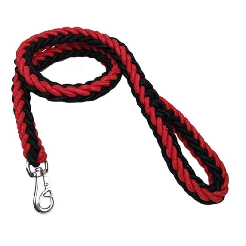 Laisse chien couleur noir rouge