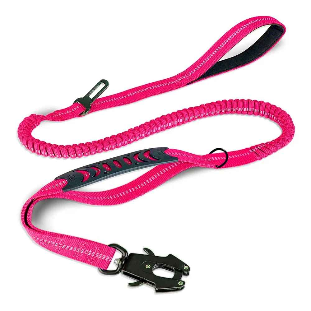 Laisse chien couleur rose