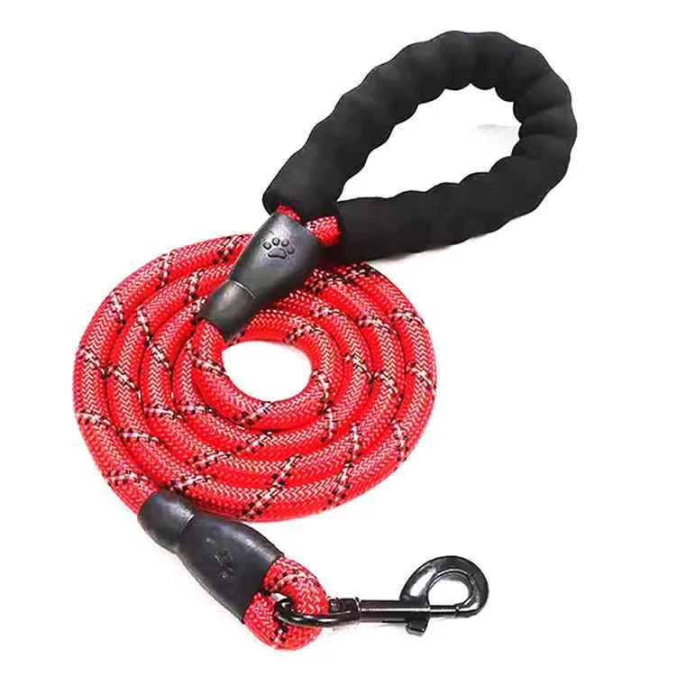 Laisse chien rouge