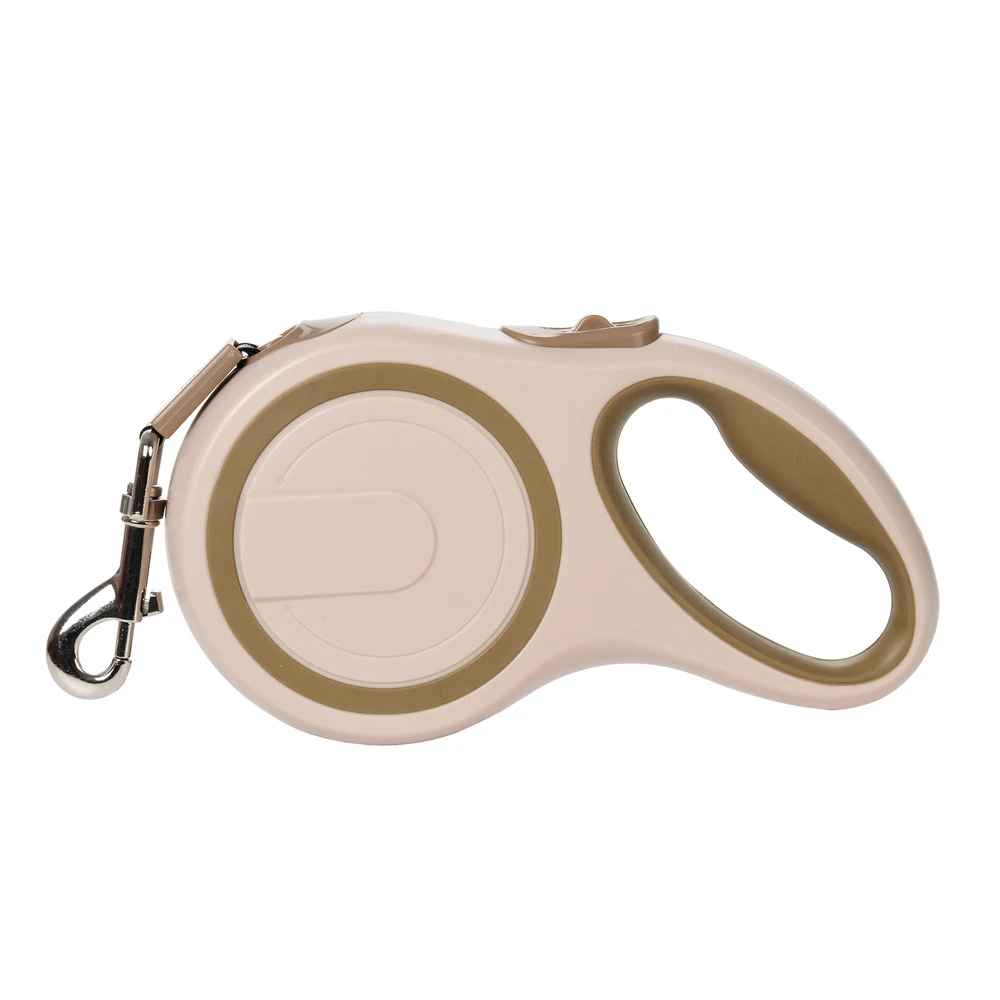 Laisse pour chien beige