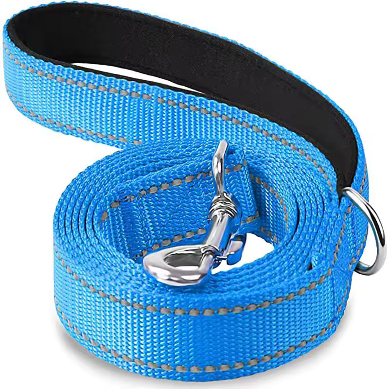 Laisse pour chien bleu pale