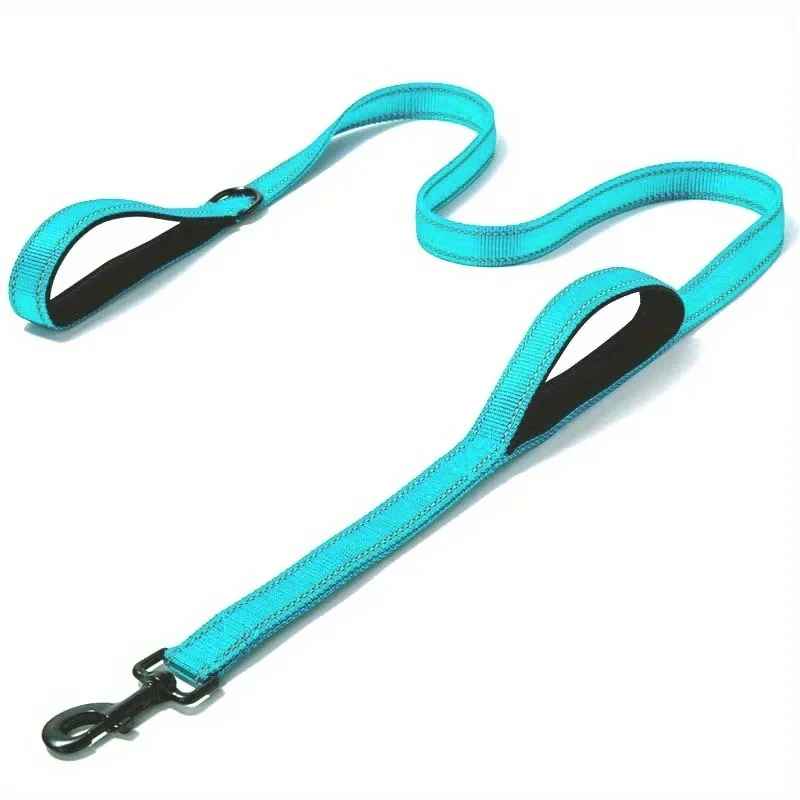 Laisse pour chien bleu pale