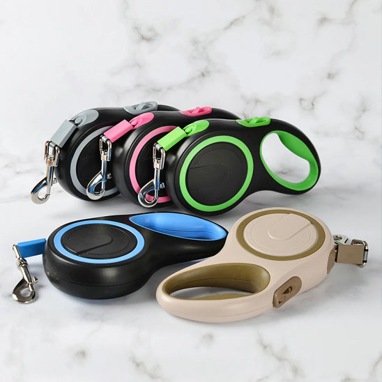 Laisse pour chien cing couleurs