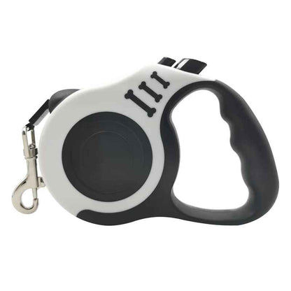 Laisse pour chien enrouleur noir