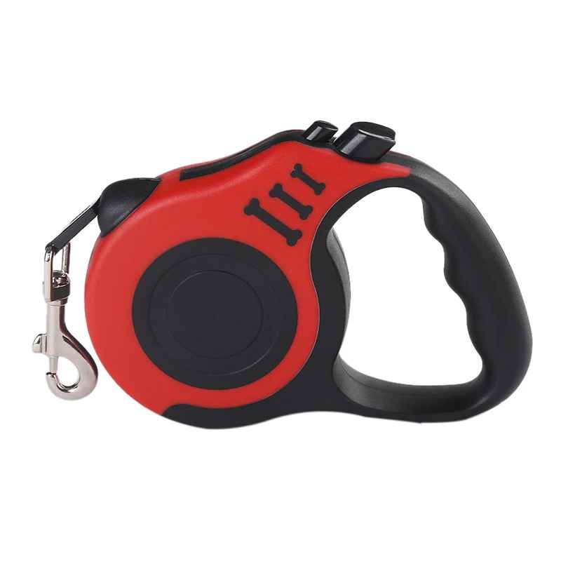 Laisse pour chien enrouleur rouge