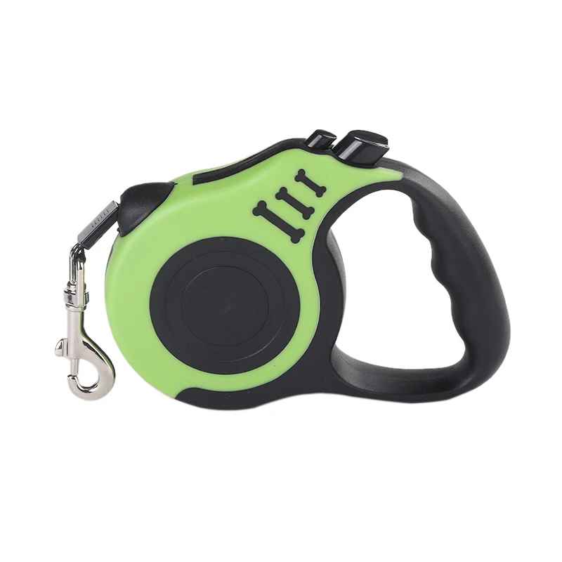 Laisse pour chien enrouleur vert