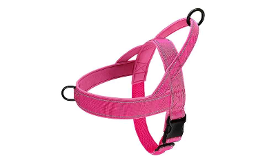 harnais chien anti traction rose