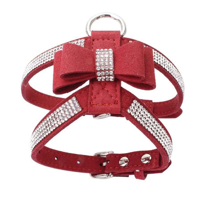 harnais pour chien cuty rouge