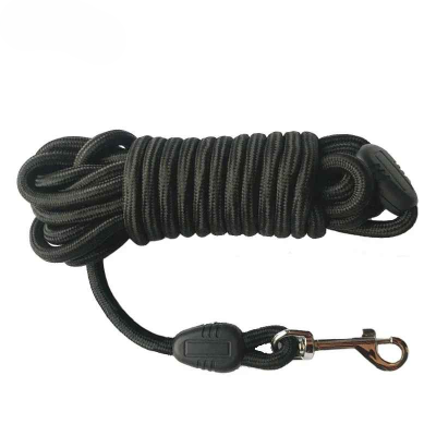 laisse longe pour chien couleur noir